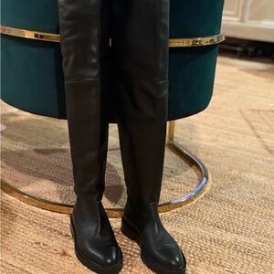 Tamara Mellon Black Over-the-Knee Boots